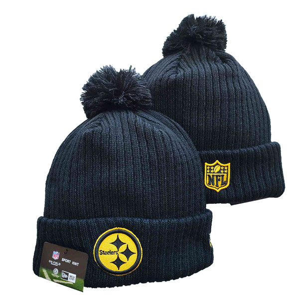 Steelers Black Knit Hat  -YD