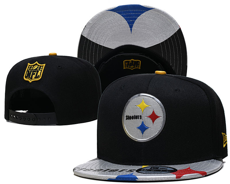 Steelers Black Snapback Hat-- YD