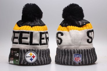Steelers Fresh Logo Gray Fashion Knit Hat YP