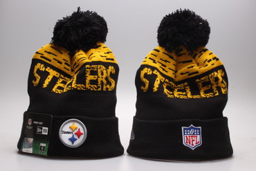 Steelers Team Color Fresh Logo Black Knit Hat YP