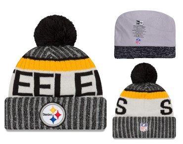 Steelers Team Logo 2017 Sideline Knit Hat