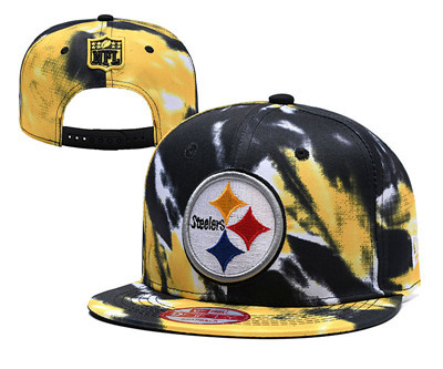 Steelers Team Logo Black Adjustable Hat YD