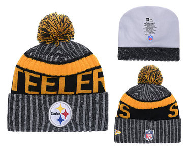 Steelers Team Logo Knit Hat YD