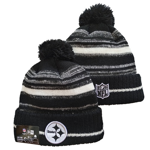 Steelers Team Logo Pom Knit Hat 1 YD