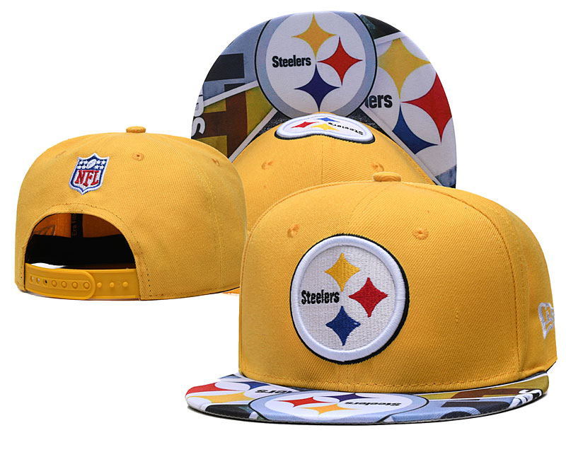 Steelers Team logo Snapback Hat--LH