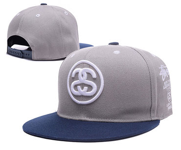 Stussy SS Gray Fashion Adjustable Hat LH