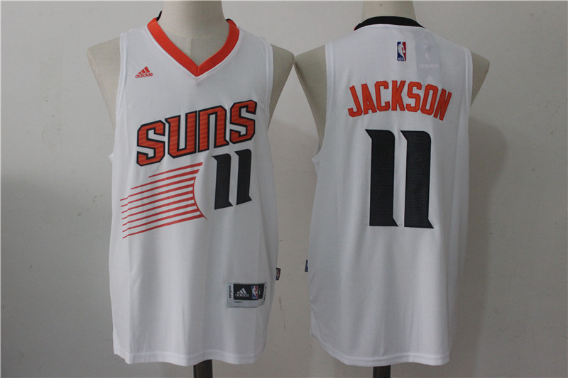 Suns 11 Josh Jackson White Swingman Jersey