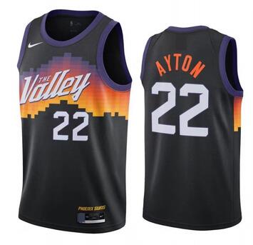 Suns 22 Deandre Ayton Black 2021 City Edition Swingman Jersey Suns 22 Deandre Ayton Black 2021 City Edition Swingman Jersey