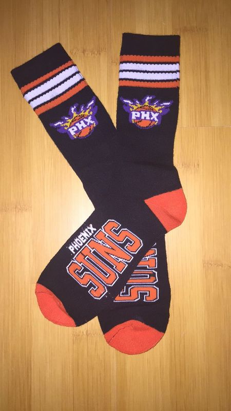 Suns Team Logo Black NBA Socks Suns Team Logo Black NBA Socks