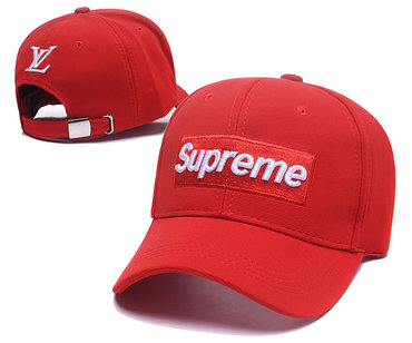 Supreme Fresh Logo Red Fashion Adjustable Hat SG