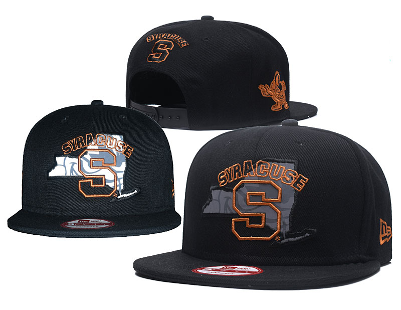 Syracuse Orange Team Logo Black Adjustable Hat GS