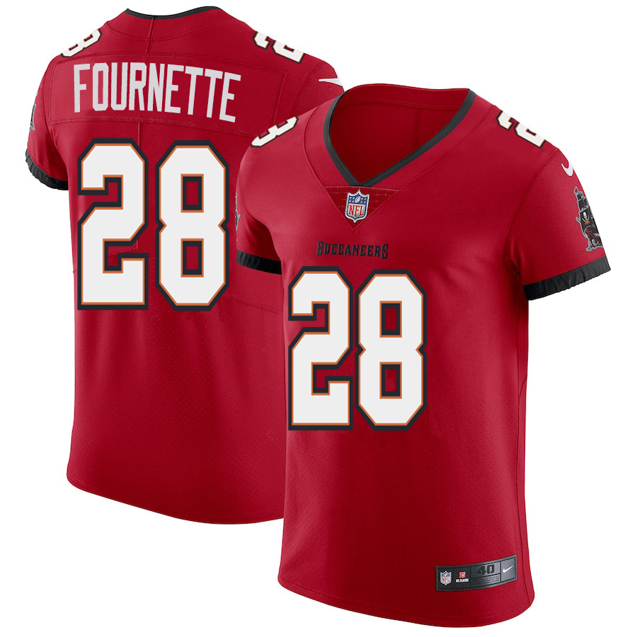 Tampa Bay Buccaneers #28 Leonard Fournette Men's Nike Red Vapor Elite Jersey Tampa Bay Buccaneers #28 Leonard Fournette Men's Nike Red Vapor Elite Jersey