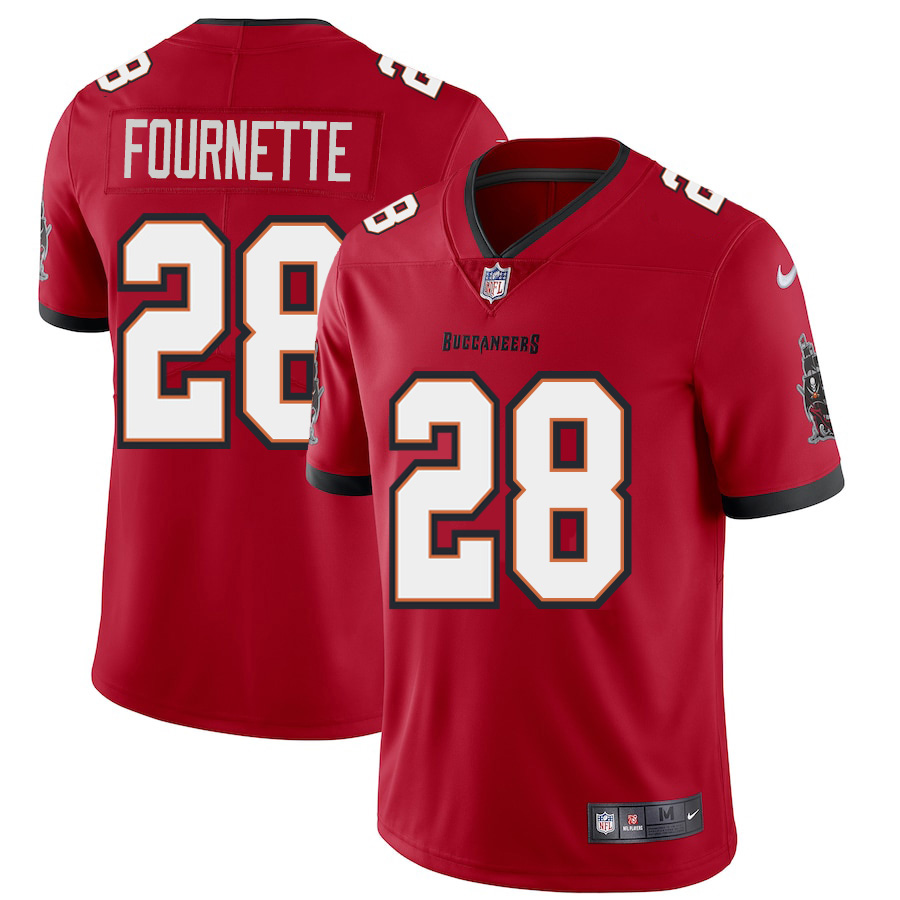 Tampa Bay Buccaneers #28 Leonard Fournette Men's Nike Red Vapor Limited Jersey Tampa Bay Buccaneers #28 Leonard Fournette Men's Nike Red Vapor Limited Jersey