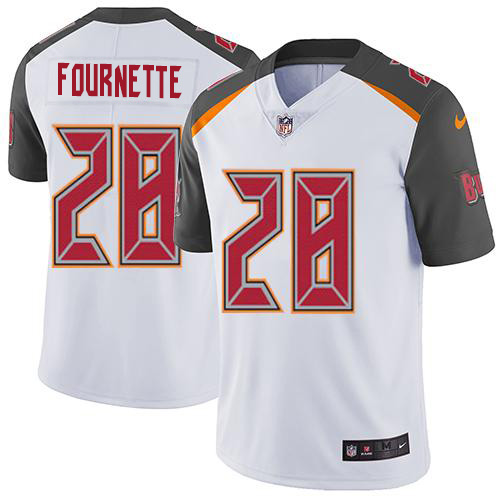 Tampa Bay Buccaneers #28 Leonard Fournette White Men's Stitched NFL Vapor Untouchable Limited Jersey Tampa Bay Buccaneers #28 Leonard Fournette White Men's Stitched NFL Vapor Untouchable Limited Jersey