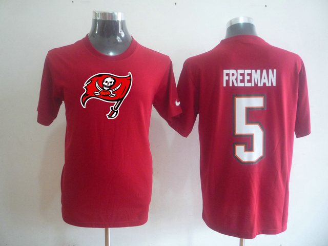 NEW NFL Tampa Bay Buccaneers 5 Josh Freeman Name & Number T-Shirt NEW NFL Tampa Bay Buccaneers 5 Josh Freeman Name & Number T-Shirt