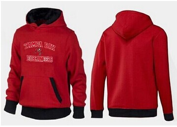 Tampa Bay Buccaneers Heart & Soul Pullover Hoodie Red & Black Tampa Bay Buccaneers Heart & Soul Pullover Hoodie Red & Black