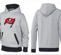 Tampa Bay Buccaneers Logo Pullover Hoodie Grey & Black Tampa Bay Buccaneers Logo Pullover Hoodie Grey & Black