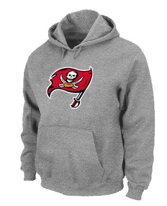 Tampa Bay Buccaneers Logo Pullover Hoodie Grey Tampa Bay Buccaneers Logo Pullover Hoodie Grey