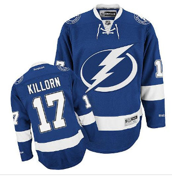 Tampa Bay Lightning #17 Alex Killorn Blue Stitched NHL Jersey Tampa Bay Lightning #17 Alex Killorn Blue Stitched NHL Jersey