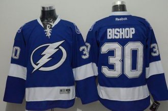 Tampa Bay Lightning #30 Ben Bishop Blue Stitched NHL Jersey Tampa Bay Lightning #30 Ben Bishop Blue Stitched NHL Jersey