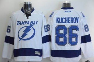 Tampa Bay Lightning #86 Nikita Kucherov White Stitched NHL Jersey Tampa Bay Lightning #86 Nikita Kucherov White Stitched NHL Jersey