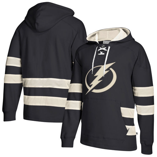Tampa Bay Lightning Navy Men's Customized All Stitched Hooded Sweatshirt Black Tampa Bay Lightning Navy Men's Customized All Stitched Hooded Sweatshirt Black