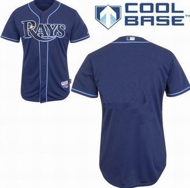 Tampa Bay Rays blank dk blue jerseys