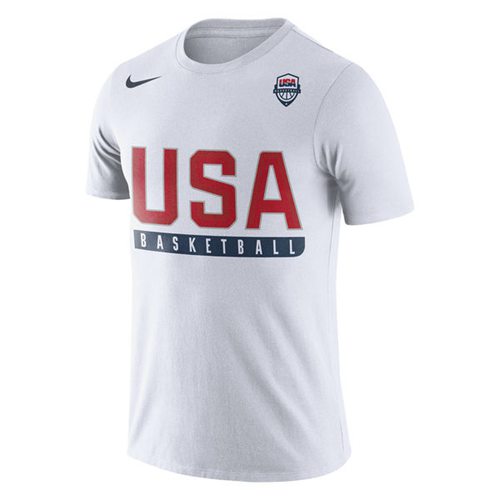 Team USA Basketball Nike Practice Dri-FIT T-Shirt White Team USA Basketball Nike Practice Dri-FIT T-Shirt White