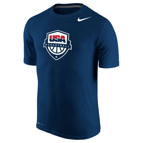 Team USA Nike Basketball Legend 2.0 Performance T-Shirt Navy Team USA Nike Basketball Legend 2.0 Performance T-Shirt Navy