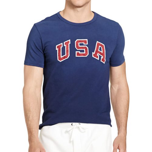 Team USA Polo Ralph Lauren 2016 Olympics T-Shirt Navy Team USA Polo Ralph Lauren 2016 Olympics T-Shirt Navy