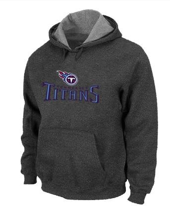 Tennessee Titans Authentic Logo Pullover Hoodie D.Grey