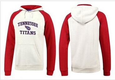 Tennessee Titans Heart & Soul Pullover Hoodie White & Red