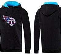 Tennessee Titans Logo Pullover Hoodie Black & Blue