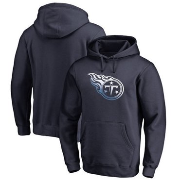 Tennessee Titans Pro Line by Fanatics Branded Gradient Logo Pullover Hoodie Navy