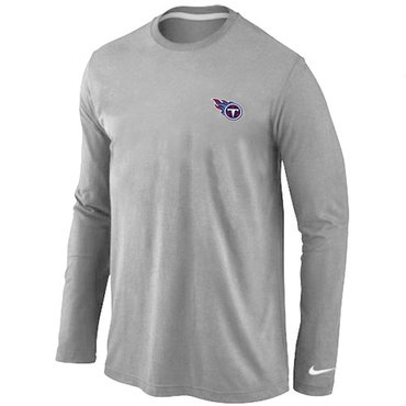 Tennessee Titans Sideline Legend Authentic Long Sleeve T-Shirt Grey Tennessee Titans Sideline Legend Authentic Long Sleeve T-Shirt Grey
