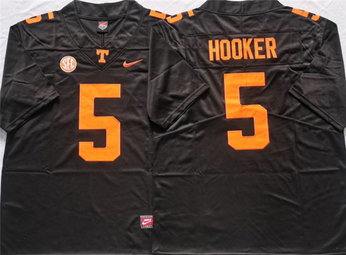 Tennessee Volunteers #5 HOOKER Black Stitched Jersey Tennessee Volunteers #5 HOOKER Black Stitched Jersey