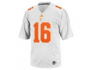 Tennessee Volunteers 16 Peyton Manning White College Football Techfit NCAA Jerseys