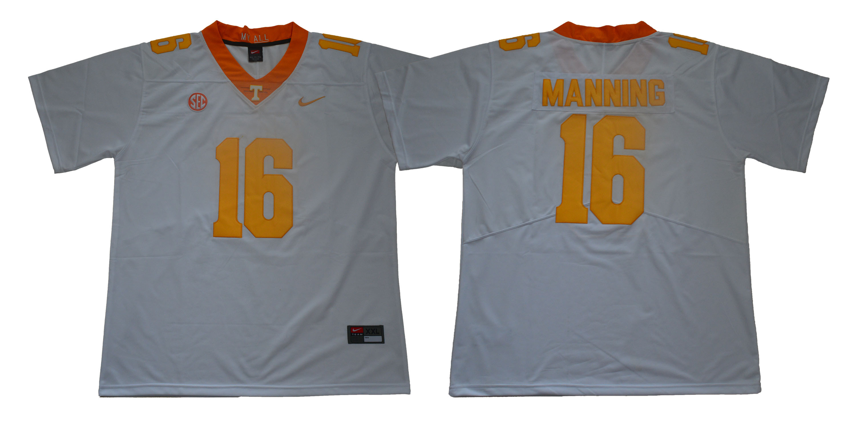 Tennessee Volunteers 16 Peyton Manning White Nike College Football Jersey Tennessee Volunteers 16 Peyton Manning White Nike College Football Jersey