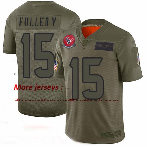 Texans #15 Will Fuller V Camo Youth Stitched Football Limited 2019 Salute to Service Jersey Texans #15 Will Fuller V Camo Youth Stitched Football Limited 2019 Salute to Service Jersey