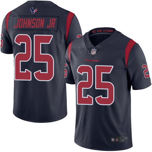 Texans #25 Duke Johnson Jr Navy Blue Youth Stitched Football Limited Rush Jersey Texans #25 Duke Johnson Jr Navy Blue Youth Stitched Football Limited Rush Jersey