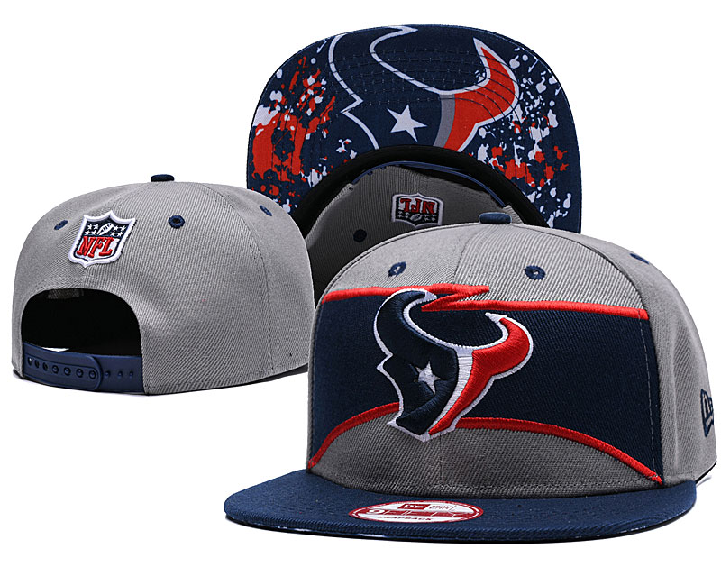 Texans Team Logo Gray Adjustable Hat GS
