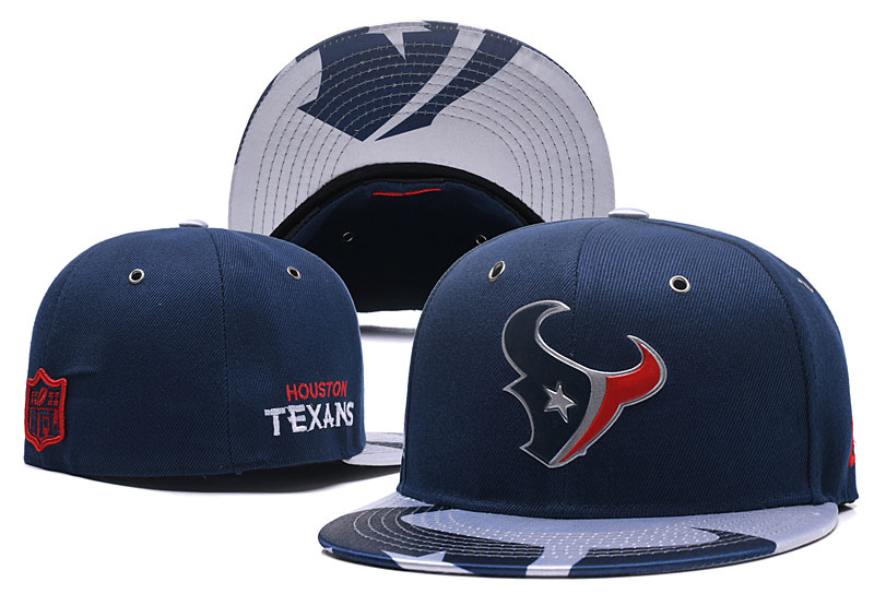 Texans Team Logo Navy Fitted Hat LX