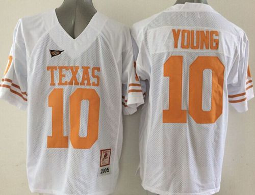 Texas Longhorns #10 Vince Young White Stitched NCAA Jersey Texas Longhorns #10 Vince Young White Stitched NCAA Jersey