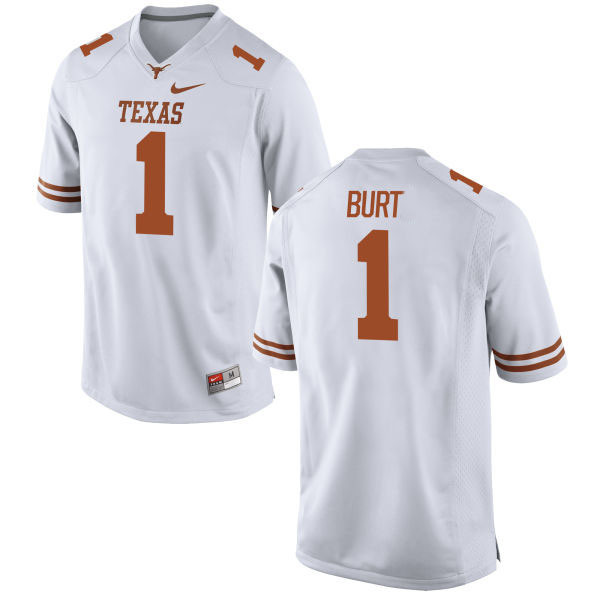 Texas Longhorns 1 John Burt White Nike College Jersey Texas Longhorns 1 John Burt White Nike College Jersey