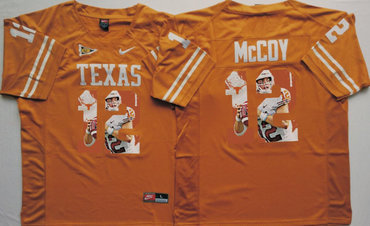 Texas Longhorns 12 Colt McCoy Orange Portrait Number College Jersey Texas Longhorns 12 Colt McCoy Orange Portrait Number College Jersey