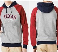 Texas Rangers Pullover Hoodie Red & Grey