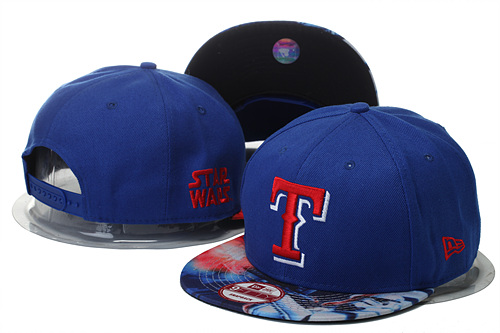 Texas Rangers Team Logo Star Wars Royal Adjustable Hat YS