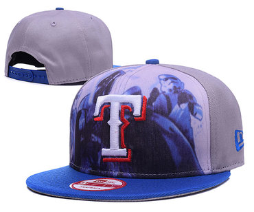 Texas Rangers Team Logo Star Wars Royal Gray Adjustable Hat YS