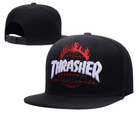 Thrasher Black Fashion Adjustable Hat LH5