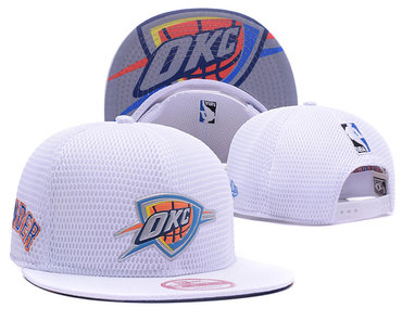 Thunder Team Logo White Adjustable Hat GS